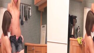 Teen gives hot deepthroat