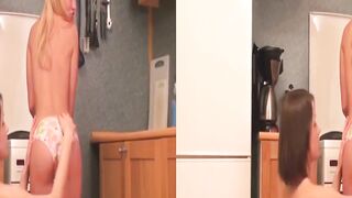Teen gives hot deepthroat