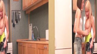 Teen gives hot deepthroat