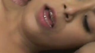 Cutie's pierced cunt drilled
