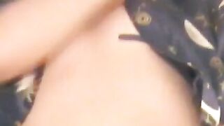 Slender slut sucks big dick