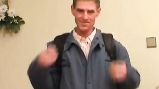 Slim teen licked by grandpa