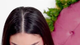 Gorgeous Brunette Plays Her Cute Pussy on Webcam