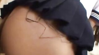 Asian nurse gets herself off