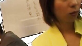 Office girl gets pussy drilled