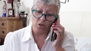 Busty Mature Trisha Handles Two Eager Studs