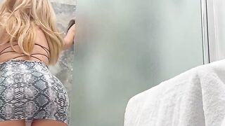 Step mom and step compeer share a risky creampie in front of stepfather - uber-sexy