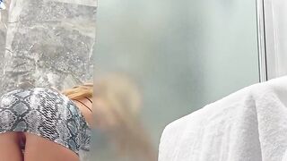 Step mom and step compeer share a risky creampie in front of stepfather - uber-sexy