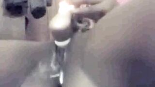 Ayana pounds creamy squirting cunt