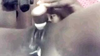 Ayana pounds creamy squirting cunt