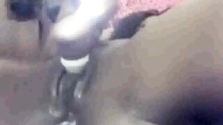 Ayana pounds creamy squirting cunt