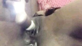 Ayana pounds creamy squirting cunt