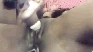 Ayana pounds creamy squirting cunt
