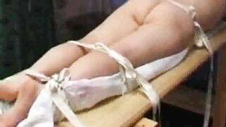 Hard Caning on Olga's sinful ass