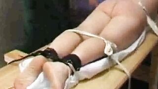 Hard Caning on Olga's sinful ass