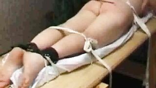 Hard Caning on Olga's sinful ass