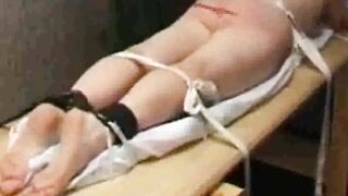 Hard Caning on Olga's sinful ass