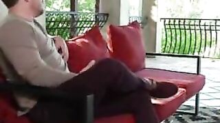 Busty wife invite a stranger to our room