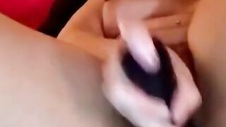 Black Amateur Fucks Pussy Hard