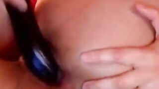 Black Amateur Fucks Pussy Hard
