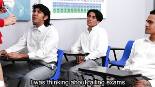The Teacher Dresses Up As A Schoolgirl