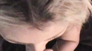 Pretty teen serves a hard cock