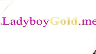 Cute amateur Thai ladyboy teen Nim wants to get her BFs big white cock