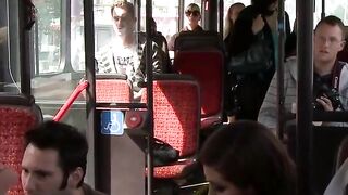 Public Bus Foot Worship and Anal Sex