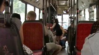 Public Bus Foot Worship and Anal Sex