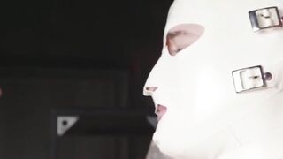 Femdom Sabien Demonia dominates male sub