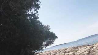 POV Beach Vacation Blowjob and Wet, Sticky Creampie Fuck With Mila Perez