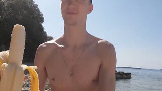 POV Beach Vacation Blowjob and Wet, Sticky Creampie Fuck With Mila Perez
