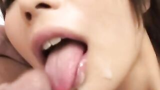 Cock sucking Asian slut