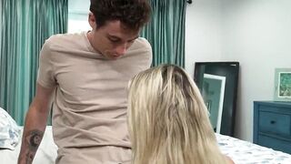 Stepmom encourages me to creampie her perfect pussy