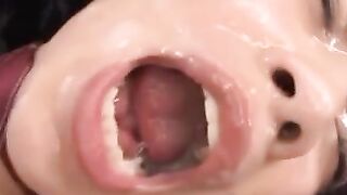 Asian bukkake in rough scenes 2