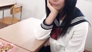 Cute girl licks pussy