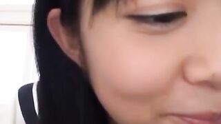 Cute girl licks pussy