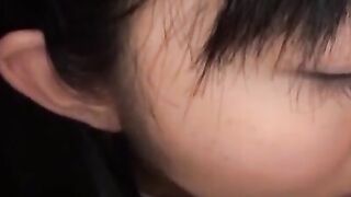 Cute girl licks pussy