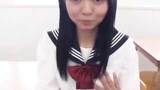 Cute girl licks pussy
