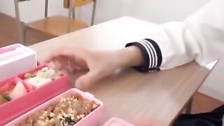 Cute girl licks pussy