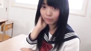 Cute girl licks pussy