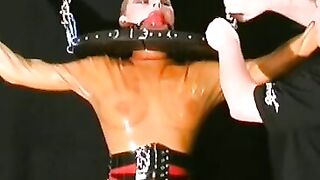 Breast bondage porn fetish