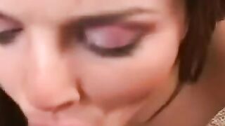 Provocative slut smoking