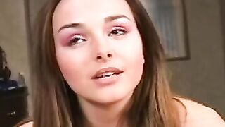 Provocative slut smoking