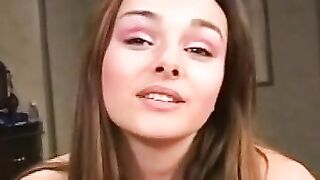 Provocative slut smoking