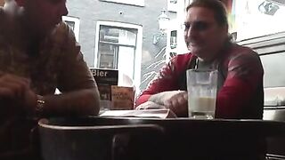 Sexy chick's shaved cunt banged