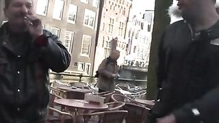 Sexy chick's shaved cunt banged