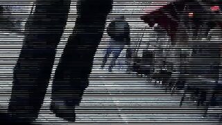 Sexy chick's shaved cunt banged