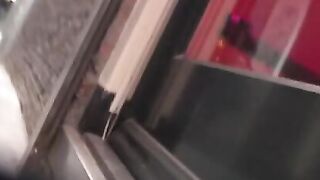 Sexy chick's shaved cunt banged