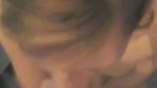 Amateur babe sucks dick